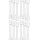 Bates- Child Safety Strap Locks, 12 Pack, White Baby Cabinet Locks, Toilet Locks Baby Proof, Child Proof Drawer Locks, Cabinet B