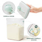 Tourdeus Baby Milk Powder Container - 2300Ml Air Tight Formula Dispenser With Spoon And Scraper, Bpa-Free, Clear, 28Oz, 1.76Lb,