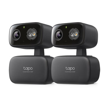 Tapo 2K 3MP Pan/Tilt Indoor/Outdoor Security Camera, Free Person/Baby Cry Detect & Track, 360 View, Night Vision, SD/Cloud Stora