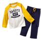 Coralup Toddler Boys Girls Unisex Cotton 2Pcs Clothing Playwear Set(5-6Y,Daddy'S Mvp)