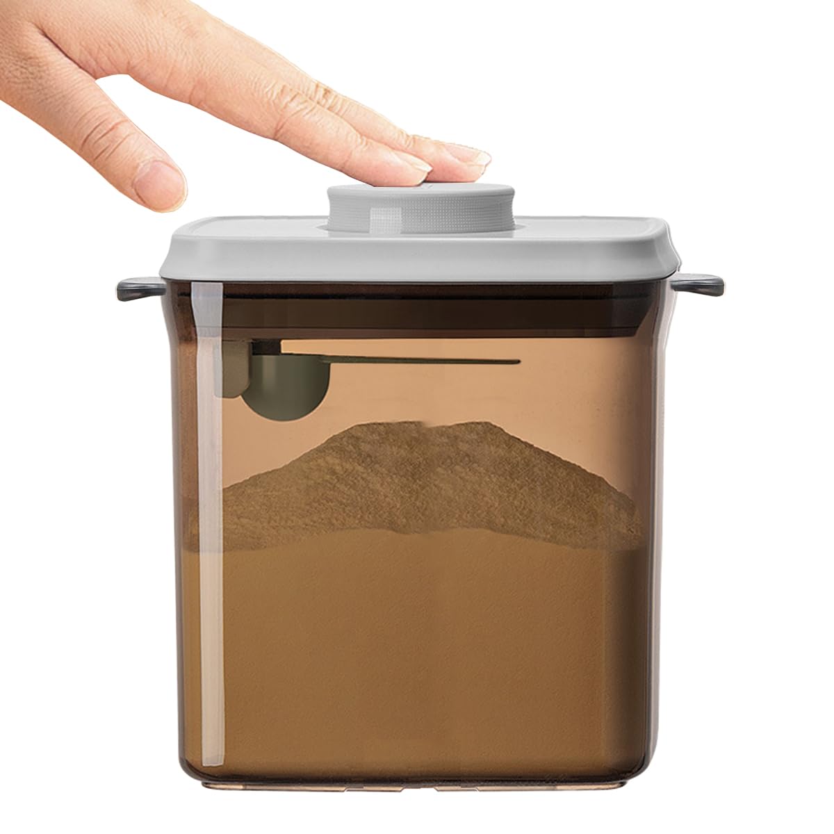 Formula Container, 1700Ml/730G Airtight Formula Dispenser, One Button Handy Pop Up Food Containers Milk Powder Container, Bpa-Fr