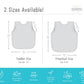 Bapronbaby Flutter Delilah Floral Bapron - No Neck Tie Safer Bib For Baby & Toddler - Soft Waterproof Stain Resistant - Machine