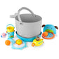 Skip Hop Baby Bath Toy Filled Bucket, Bath Toy & Bucket Gift Set, Grey
