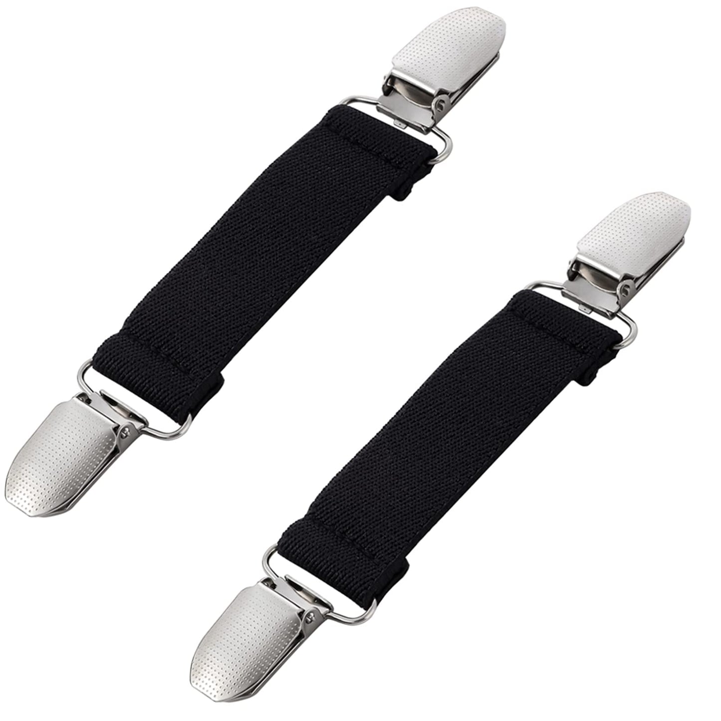 Zkptops 1 Pair Winter Mitten Clips Elastic Stainless Steel Gloves Clips For Toddler Kids Baby Adults Mitten Clips Clothing Dress
