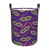 Pevtufa Carnival Masks And Beads Foldable Laundry Basket Organizer,Fabric Clothes Toy Storage Basket Nursery Hamper Storage Bin 