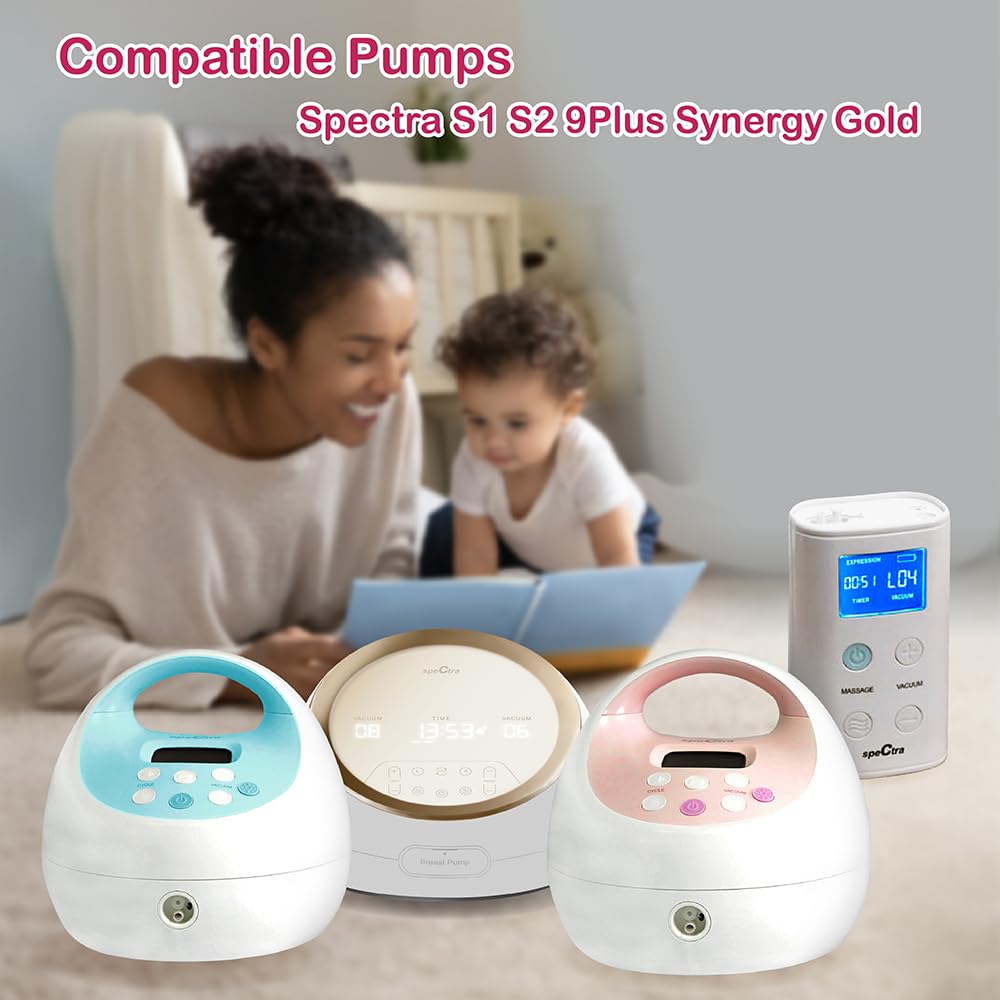 Nenesupply 15Mm Flanges And Valves Compatible With Spectra S1 S2 Synergy Gold Breastpumps Replacement To Spectra Pump Parts Duck