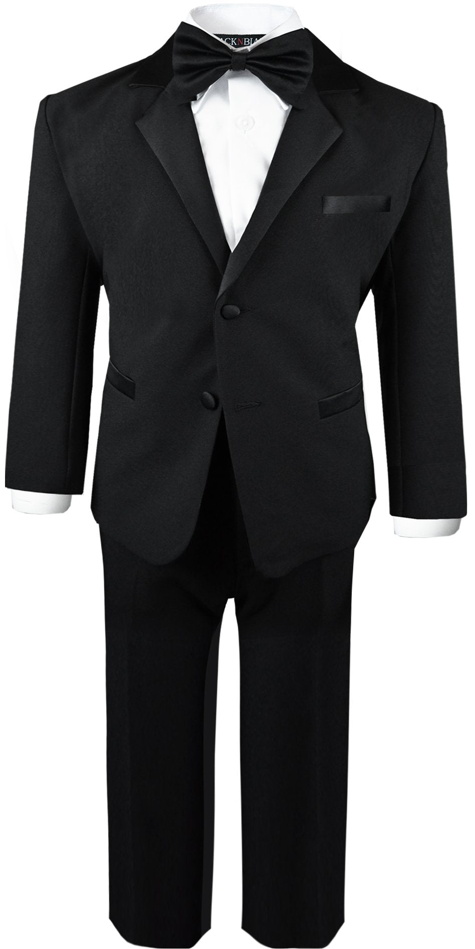 Black N Bianco Boys Infant And Toddlers Black Tuxedo Size X-Large