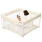 Foldable Baby Playpen 50  50, Out-of-The-Box Ready Playpen for Babies and Toddlers, Portable Play Yard with Breathable Mesh & AS