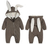Agqt Baby Boys 1St Easter Outfit Halloween Bunny Costume Onesie Animal Jumpsuit Rabbit Ear Bodysuits One Piece Romper Hoodie Bro
