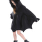 Bat Costume For Kids Animal Cosplay Girls Black Cute Cozy Children Halloween Vampire Zipper Dress M
