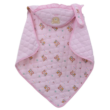 TENIYU Winter Slipping Bag/Cap Towel Mix Print Newborn Baby Wrap Blanket Quilted Soft Sleeping Sack with Hood Warm Swaddle for I