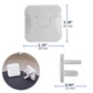 Bates- Outlet Covers Child Proof, 10 Pack, 3 Prong Outlet Covers, Baby Proof Outlet Covers, Baby Outlet Covers, Child Proof Outl
