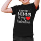 Valentine'S Day Shirts Toddler Boys Valentine T-Shirt Mommy Is My Valentine Tshirt Graphic Tee Tops Black