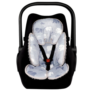 TANOFAR Infant Car Seat Head Support, Soft Baby Carseat Head & Body Support, Elephant Baby Car Seat Insert Cushion for Newborn B