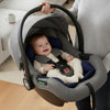 Staranddaisy 2In1 Carry Cot For Newborn Baby/Car Seat With Adjustable Handle, 3Point Safety Belt & Removable Canopy/Portable 