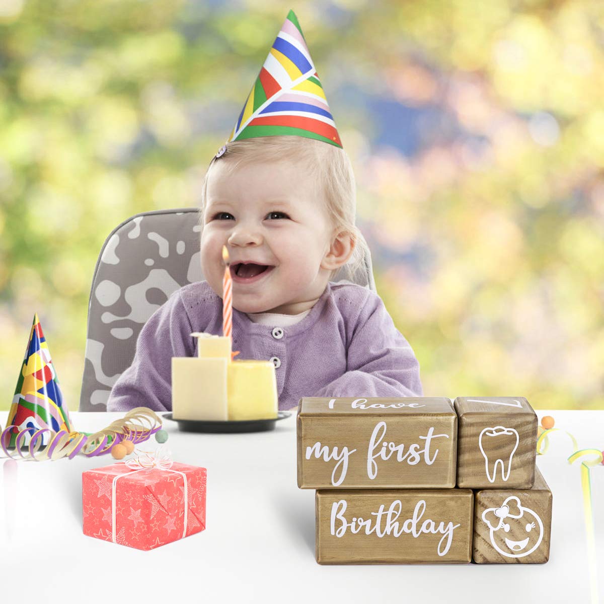 Baby Monthly Milestone Blocks For Boy Or Girl, 7 Blocks, Milestones Age Block Set For Baby Shower, Pregnancy Countdown, Baby Age