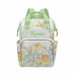 Personalized Forest Animals Giraffe Elephant Lion Monkey Monogram Diaper Bag with Name Nappy Bags Daypack Mummy Backpack Persona