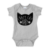 Crazy Cat Baby Baby One Piece Nb Athletic Heather