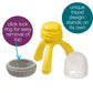 B.Box Silicone Fresh Food Feeder. Ages 4 Months+, Tripod Design Easy For Baby To Hold. Perfect For Fresh Or Frozen Foods. Cap In