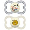 Mam Supreme Night Baby Pacifier, For Sensitive Skin, Patented Nipple, 2 Pack, 16+ Months, Unisex,2 Count (Pack Of 1)