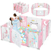 Baby Playpen, Dripex Baby Playard for Babies and Toddlers, 14-Panel Foldable Playpen Adjustable Portable Play Area, Indoor/Outdo
