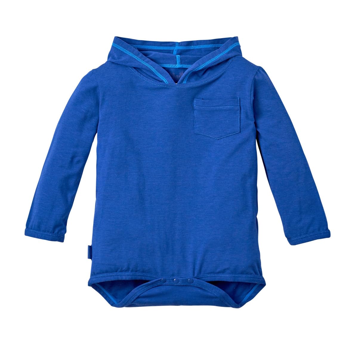 Uv Skinz Upf 50+ Baby Boy'S Hooded Sunzie - Navy Blue - 12/24M