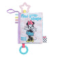Disney Baby Minnie Mouse Find Your Shape Soft Book with Crinkle Pages, Teething Rings and On-The-Go Hook and Loop Strap for Babi