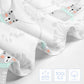 TILLYOU Sleep Sack 0-6 Months - 0.5 TOG Baby Wearable Blanket with 2-Way Zipper, Extra Soft Cotton Sleeveless Sleeping sack 2 Pa