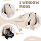 Boryokun Baby Car Seat Cover Muslin Infant Carseat Canopy, Peekaboo Opening Car Seat Covers, Unisex Large Universal Fit Lightwei
