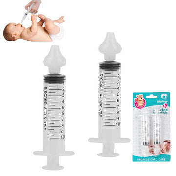 Nasal Irrigator For Baby,Syringe Nasal Irrigator,10Ml Nasal Irrigator Portable Infant Nose Cleaner Nose Aspirator For Baby Fast