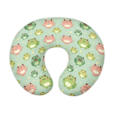 Tongluoye Cute Frog Nursing Pillow Cover For Boy Girl Breastfeeding Pillow Slipcovers Stretchable Newborn U-Shaped Breastfeeding
