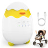 Baby Rocker, Portable Baby Sleep Soother with Two Stands - Rechargeable Baby Bouncer with 5 Vibration Intensities & 4 Timing Mod