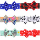 ZOONAI Baby Girls Toddler Bowknot Headband Infant Rabbit Ear Hair Band Headdress (Red Plaid)