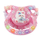 Cutieplusu Adult Sized Pacifier Dummy For Adult-Big Shield Diy Handmade-Bunny Pink