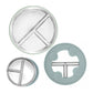 Raggle Stainless Steel Kids Plates Suction Plate For Baby,Divided Toddler Plates With Removable Silicone Sleeves For MessFree F
