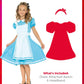 Smiffy'S Girls Dreamland Alice Costume, Blue, Medium