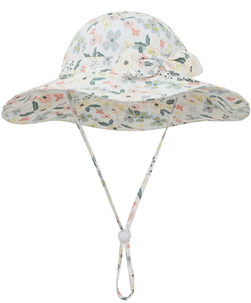 Urban Virgin Baby Girl Sun Hats Summer Baby Hats Upf 50+Toddler Sun Hat Infant With Wide Brim Bucket Hat Garden 12-24 Months