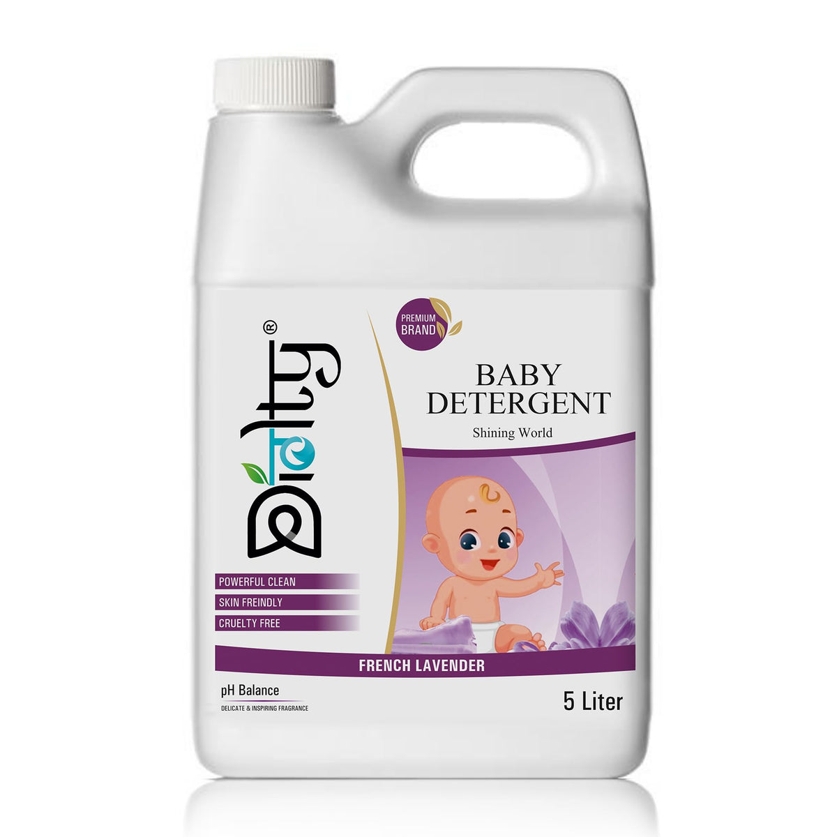 Diolty Baby Laundry Liquid Detergent 5L  Larson Scent, BioEnzyme Gentle Formula For Newborn Clothes, Stain Remover & Skin Safe