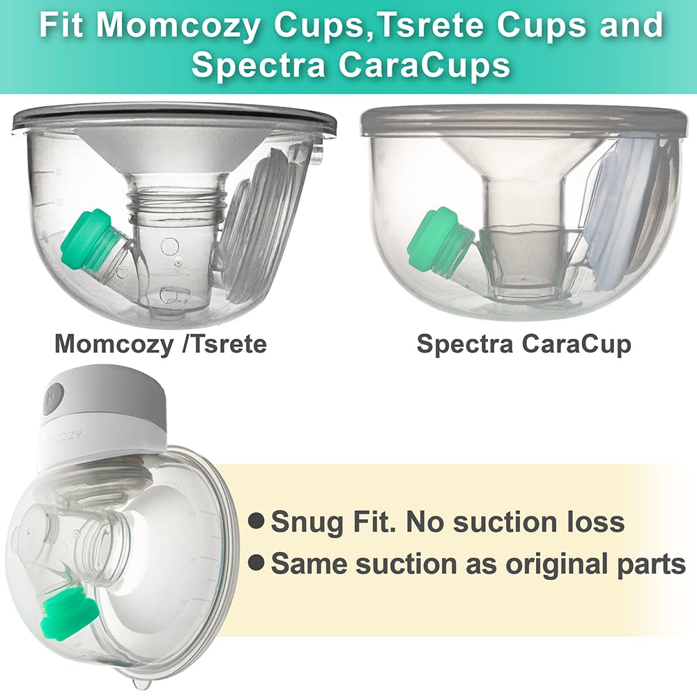 Nenesupply 4Pc Duckbill Valves Compatible With Elvie Stride Pump Parts Replacement Parts Breast Pump Parts Momcozy Tsrete Wearab