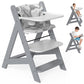 HOMEKOL Wooden High Chair with Tray, Adjustable and Convertible for Babies and Toddlers, Water-Resistant Natural Wood, Ergonomic