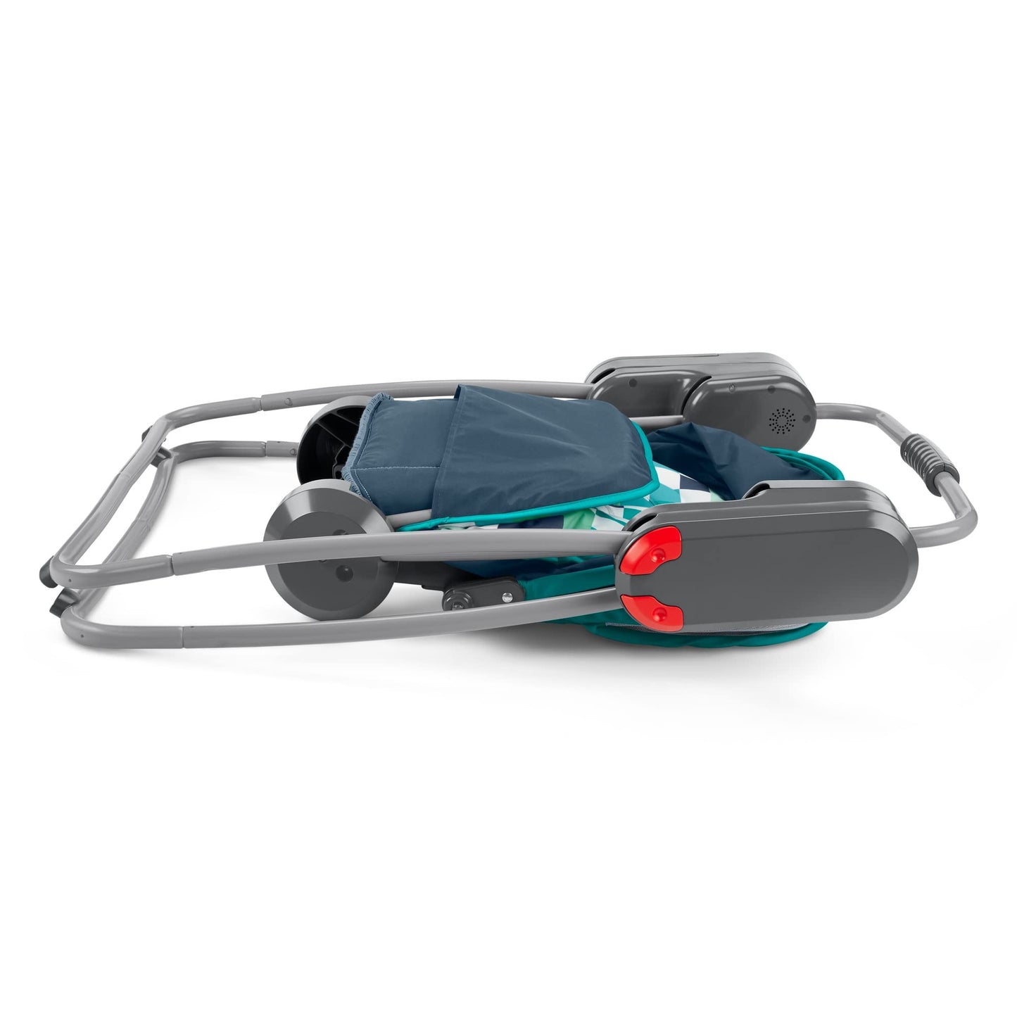 Fisher-Price On-The-Go Swing - Pixel Forest, Baby Seat With Canopy That Easily Folds For Travel