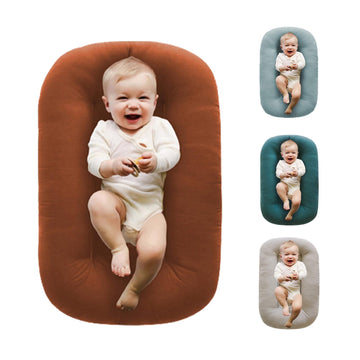 oliwex Baby Lounger,Baby Lounger Pillow,Baby Lounger 0-24 Months,Baby Lounger for Newborn (Coffee)