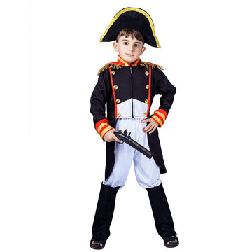 Kalcykizz Boy'S Napoleon Costume Navy Red Yellow (7-9Y)