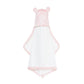 Little Giraffe Luxe Baby Towel With Ears, 24' X 41', Pink