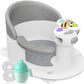 BEBELEH Bath Seat for Babies 6 Months & Up - Safe Infant and Toddler Bathtub Seat for Sitting Up - Tub Seat for Shower (Gray)