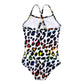 Honisen Baby Girls One Pieces Swimsuit Cute Swimwear Bathing Suits Mottling 2T