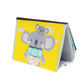 Tummy Time Toys High Contrast Baby Book. Fun, Interactive Crinkle Books for Babies with Baby Tummy Time Mirror & Soft Koala Teet
