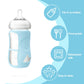 3 Pack Silicone Sleeves For Avent Natural Glass Baby Bottles, Shatter Proof Silicone Sleeve With Brush For Philips Avent Glass B