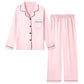 Schbbbta Girls & Women Pajamas Set, 2 Piece Satin Silky Pjs ButtonDown Kids Sleepwear, 3 Years  XXLarge, Bright Pink, 910 Ye