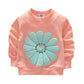 Oddler Baby Girls Sunflower Clothes Set Long Sleeve Top And Pants 2Pcs Outfits Fall Clothes (Age(3T), Pink)